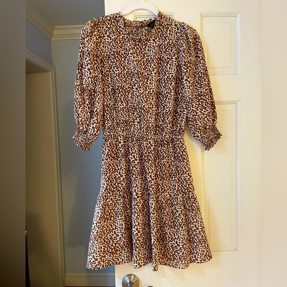 Lucy Paris brown and white mini dress size small